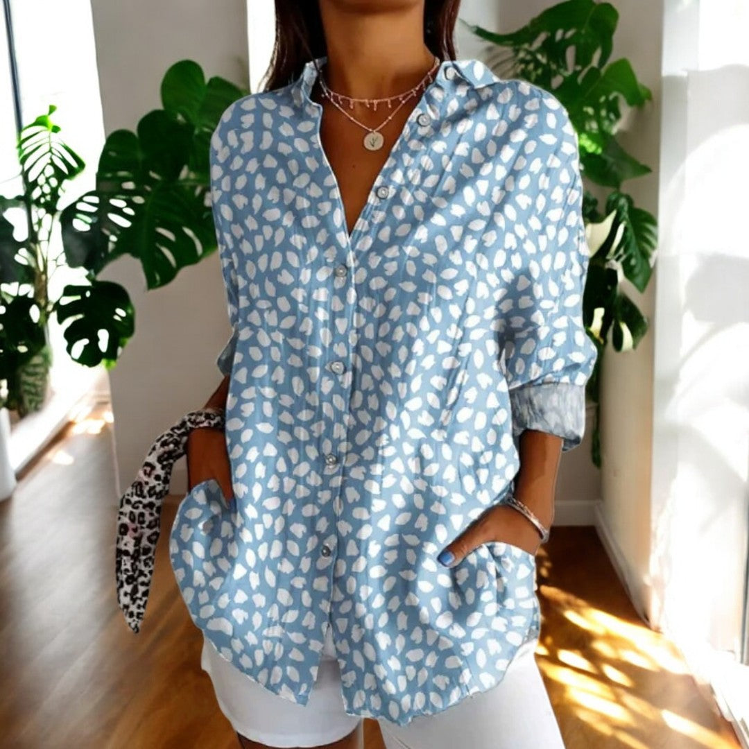 Ivana™ | Blusa Elegante e Floreale