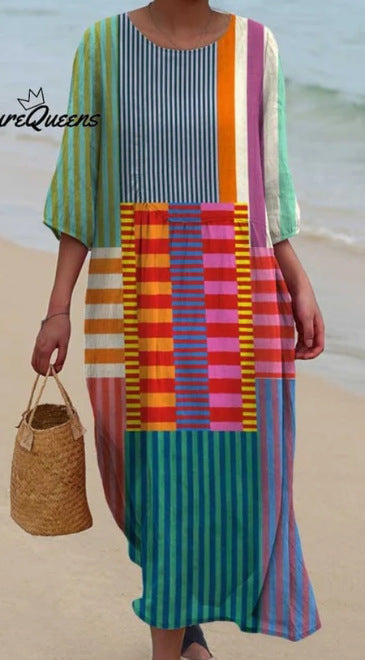 DELILAH – ABITO MAXI FIORI LEGGERI