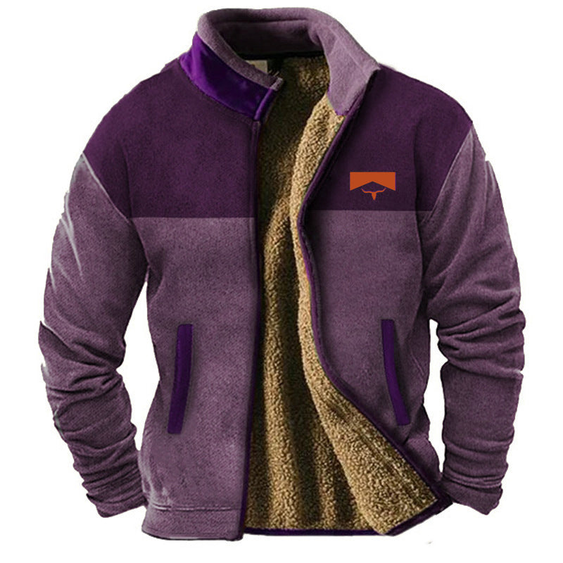 Bergzicht – Giacca Fleece Casual per Uomini