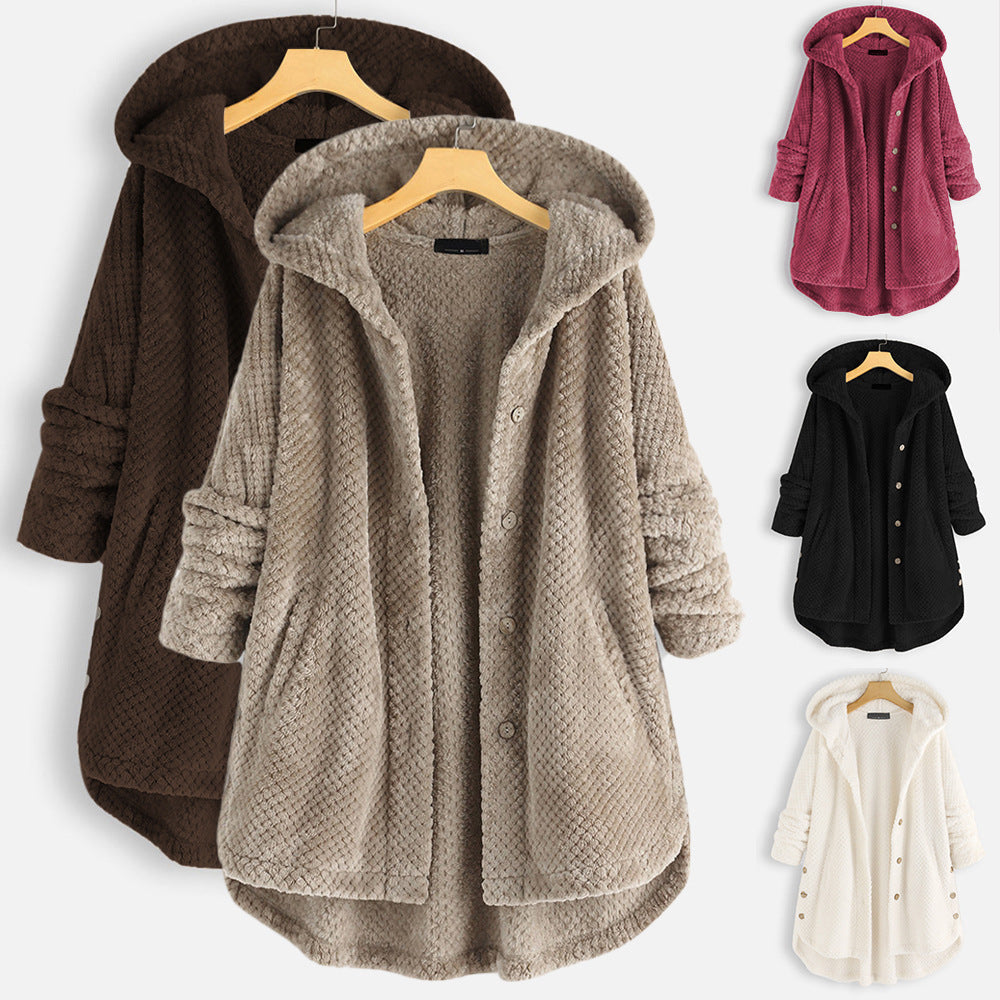 RILEY – GIACCA CON CAPPUCCIO E BOTTONI