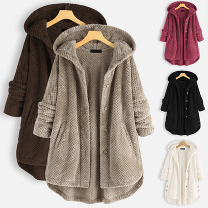 RILEY – GIACCA CON CAPPUCCIO E BOTTONI