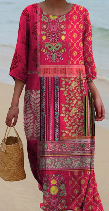 DELILAH – ABITO MAXI FIORI LEGGERI