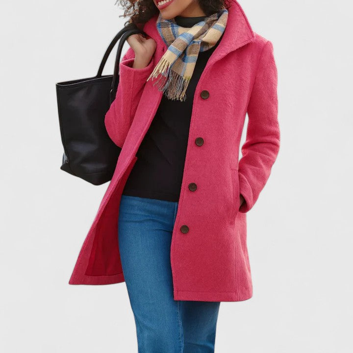 AURORA – PEACOAT IN LANA MISTA TIMELESS