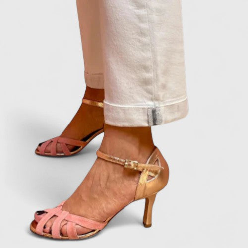 KYLIE – SANDALO ELEGANTE CON TACCO E CINTURINI