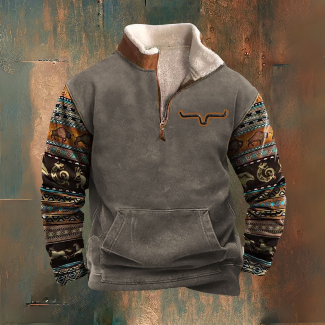 Noorderlicht – Fleecejack a mezza zip Autunno/Inverno
