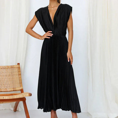 Kaat™ | Nuovo vestito da donna plissettato senza maniche