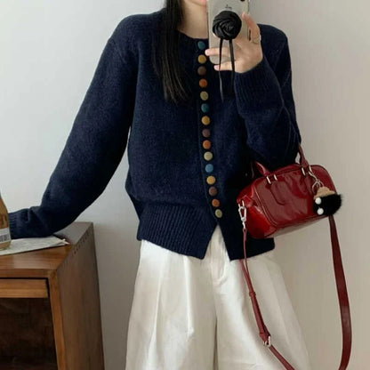 SOFIA – GILET CON BOTTONI GIOCOSI