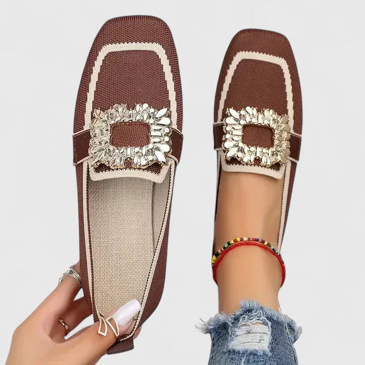 SYLVIE – MOCCASINI CON DECORAZIONE
