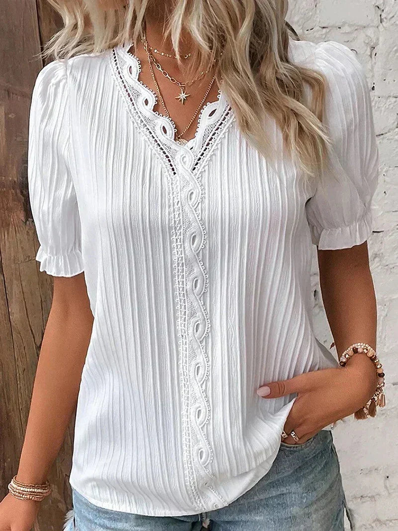 Bea™ | Blusa elegante con dettagli raffinati