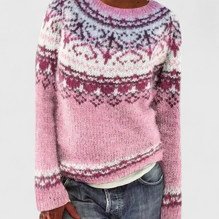 SABINE – MAGLIONE CON PATTTERN NORDICO