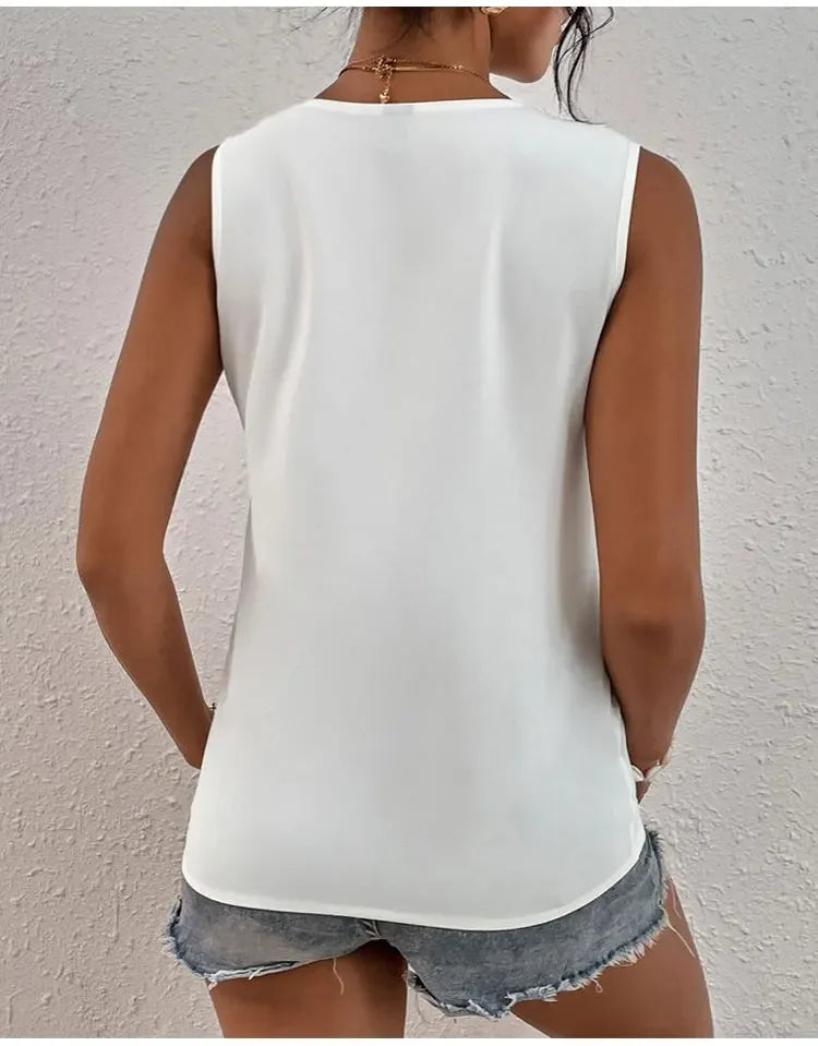 Daria™ | Top elegante con raffinati dettagli in pizzo