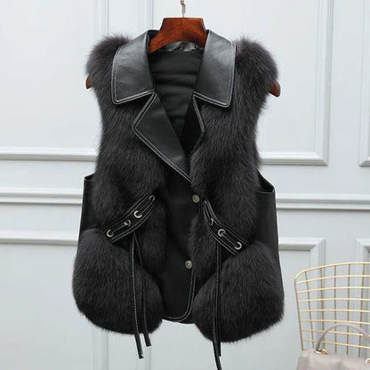 MONICA – VESTE IN FINTA PELLE LUSSUOSA