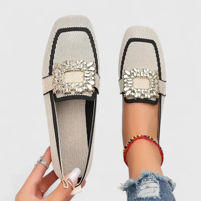 SYLVIE – MOCCASINI CON DECORAZIONE