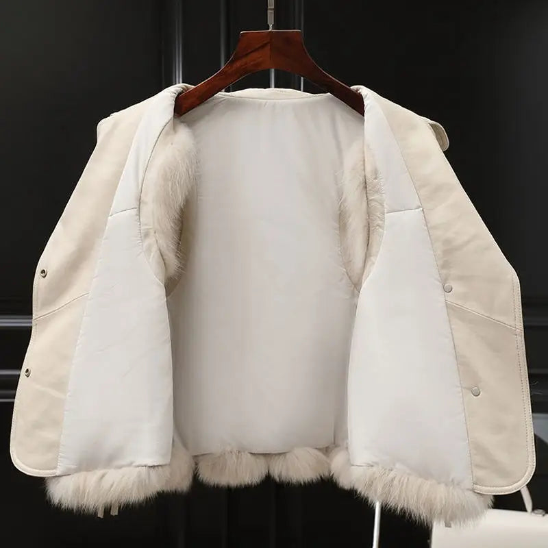MONICA – VESTE IN FINTA PELLE LUSSUOSA