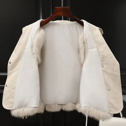 MONICA – VESTE IN FINTA PELLE LUSSUOSA