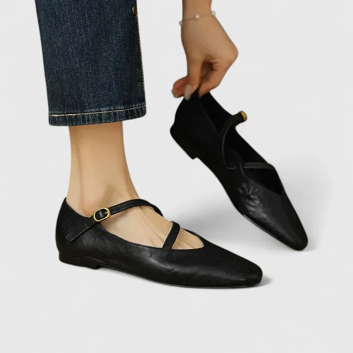 KATHERINE – BALLERINE CON NASTRO ELEGANTE