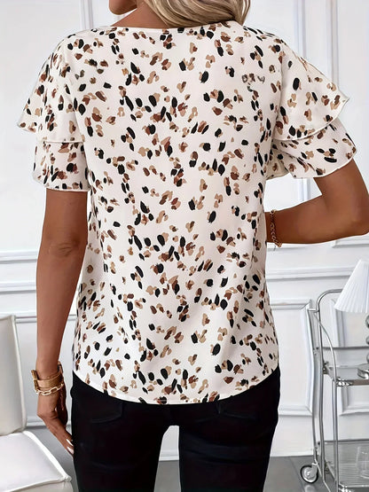 Regina™ | Blusa trendy con ruches giocose
