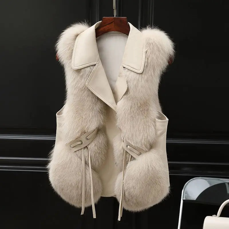 MONICA – VESTE IN FINTA PELLE LUSSUOSA
