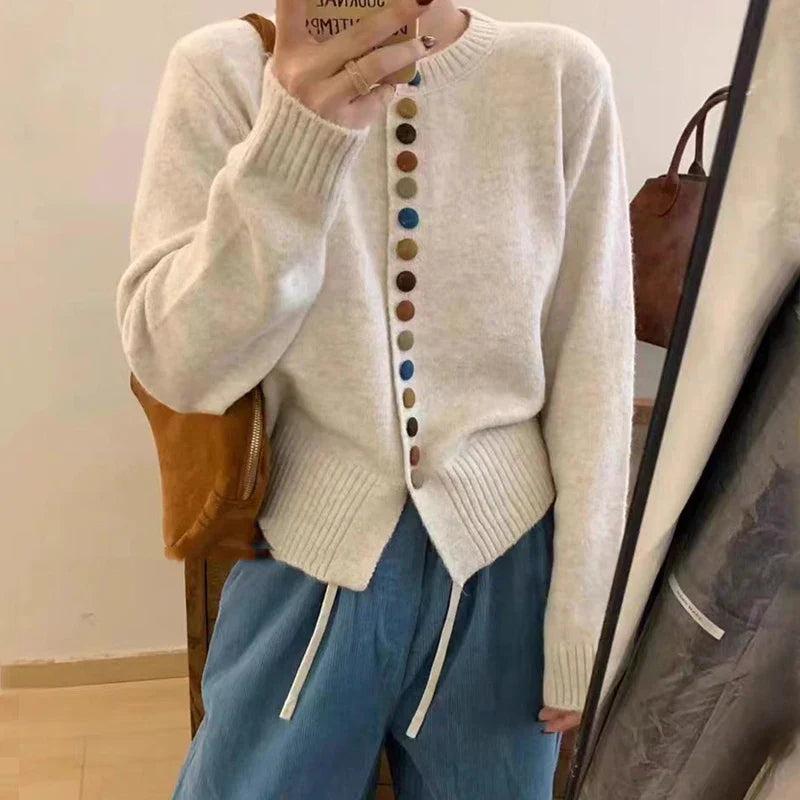 SOFIA – GILET CON BOTTONI GIOCOSI