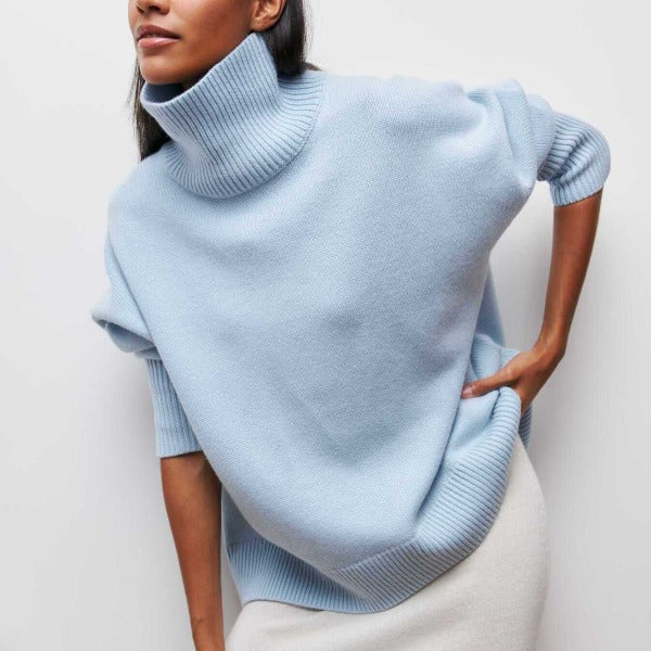 Agata™ | Maglione a collo alto lavorato a maglia