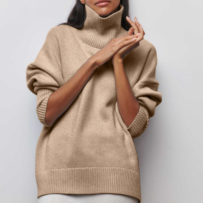 Agata™ | Maglione a collo alto lavorato a maglia