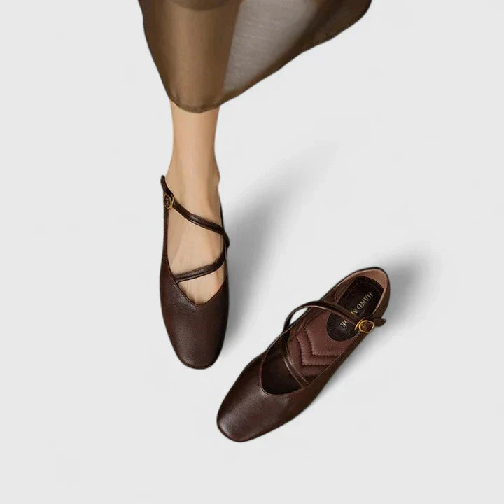 KATHERINE – BALLERINE CON NASTRO ELEGANTE