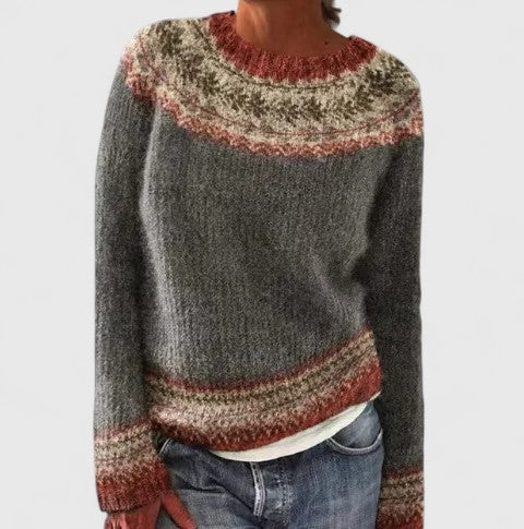 SABINE – MAGLIONE CON PATTTERN NORDICO
