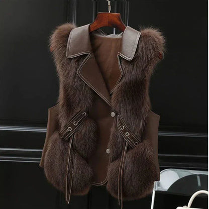 MONICA – VESTE IN FINTA PELLE LUSSUOSA
