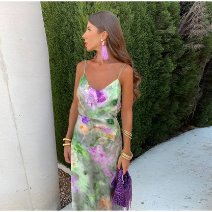 Tove™ | Abito Maxi Tie-Dye Colorato