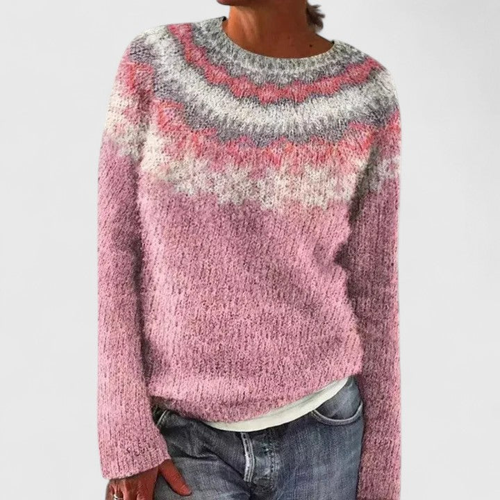 SABINE – MAGLIONE CON PATTTERN NORDICO
