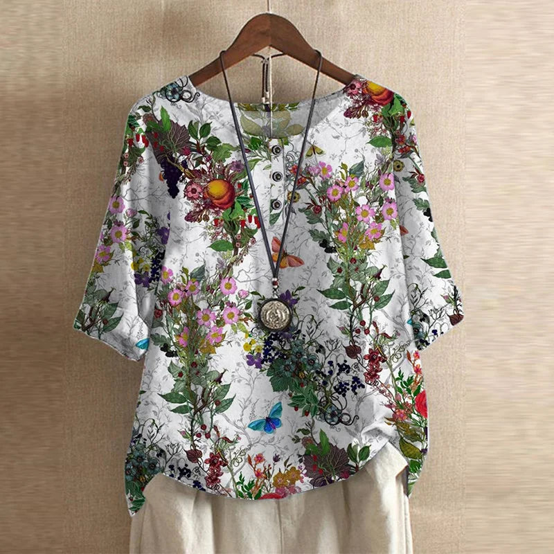 Fiori bianchi / 3XL