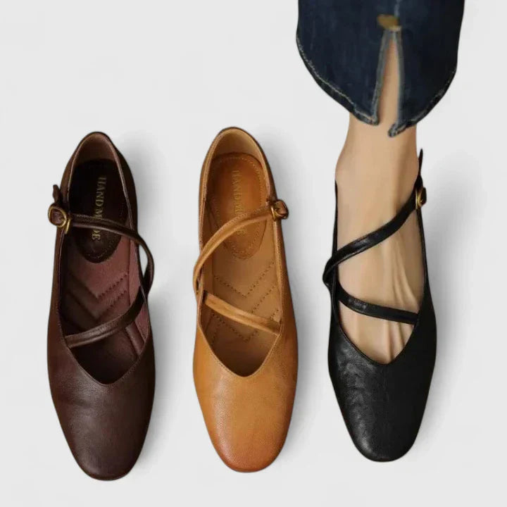 KATHERINE – BALLERINE CON NASTRO ELEGANTE