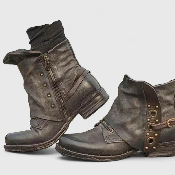 KATRIN – STIVALETTI VINTAGE CON FIBBIA