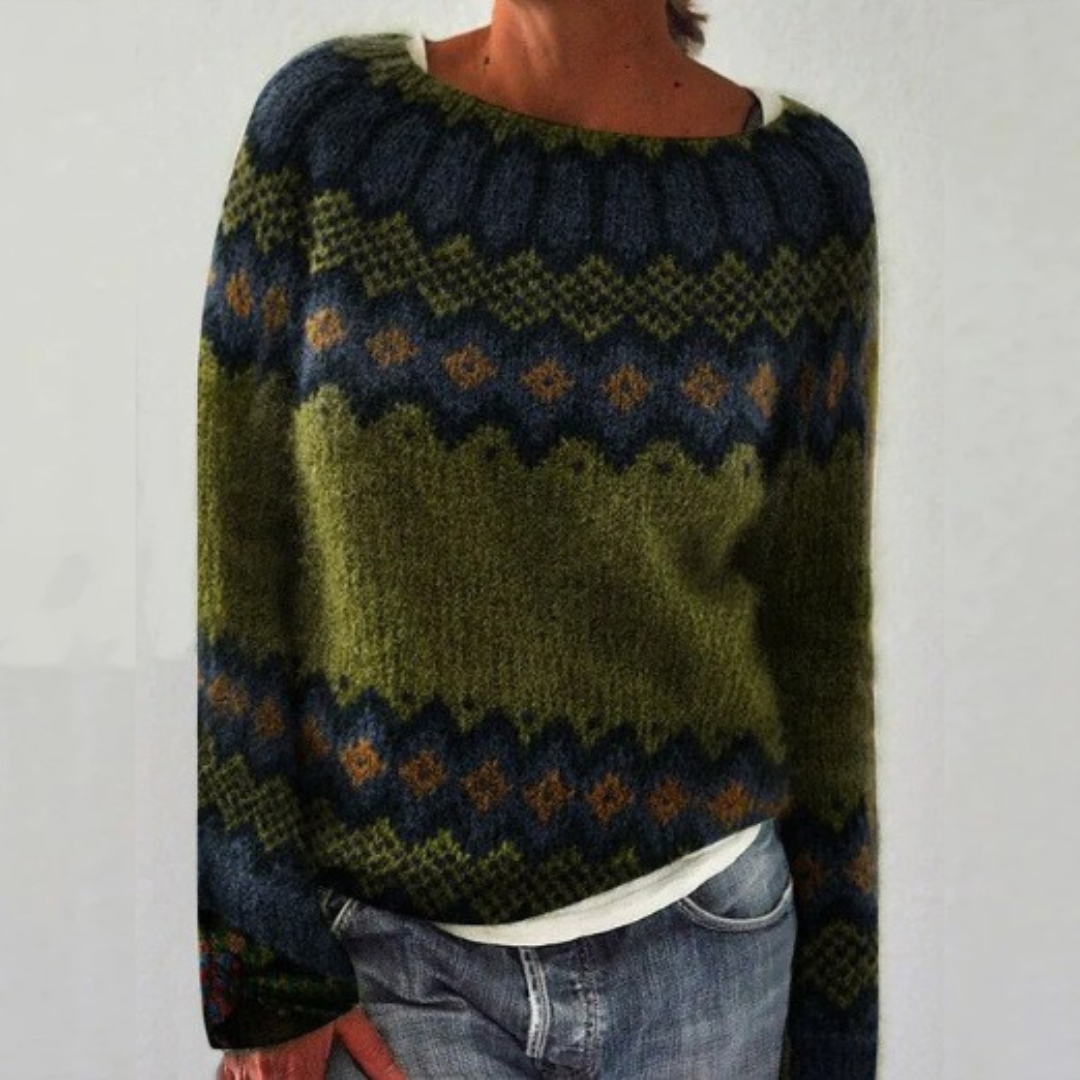 Anita | Accogliente Maglione Retro
