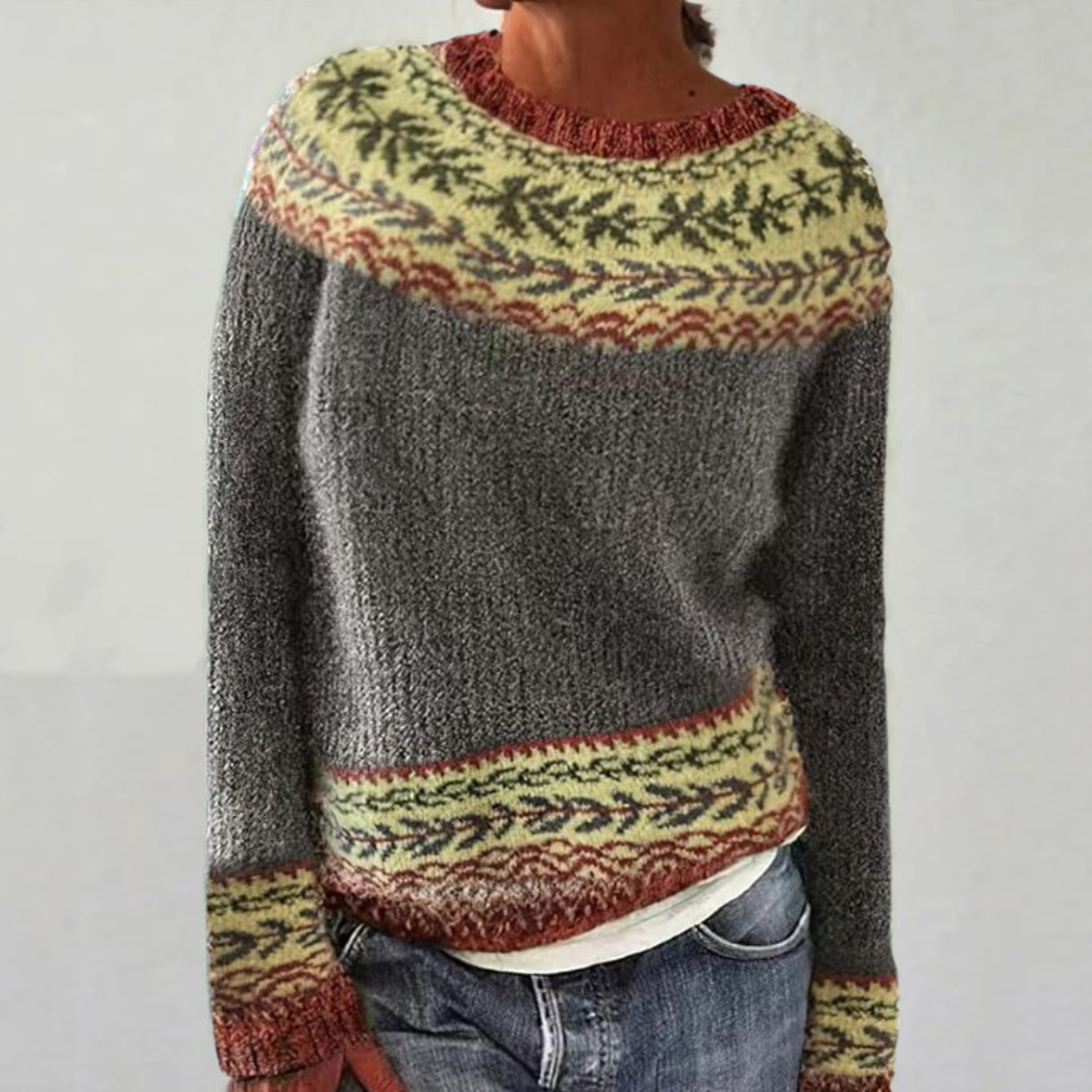 Lara | Maglione Retro Accogliente