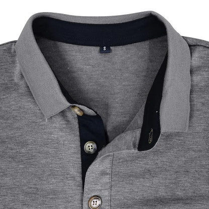 Kavin™ | Camicia da uomo a maniche lunghe in colore unito