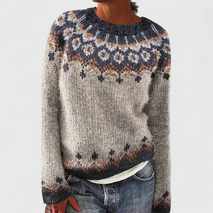 SABINE – MAGLIONE CON PATTTERN NORDICO