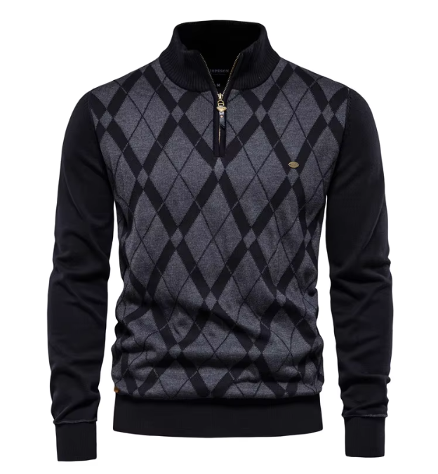Koelman | Pullover da Uomo con Mezzo Zip