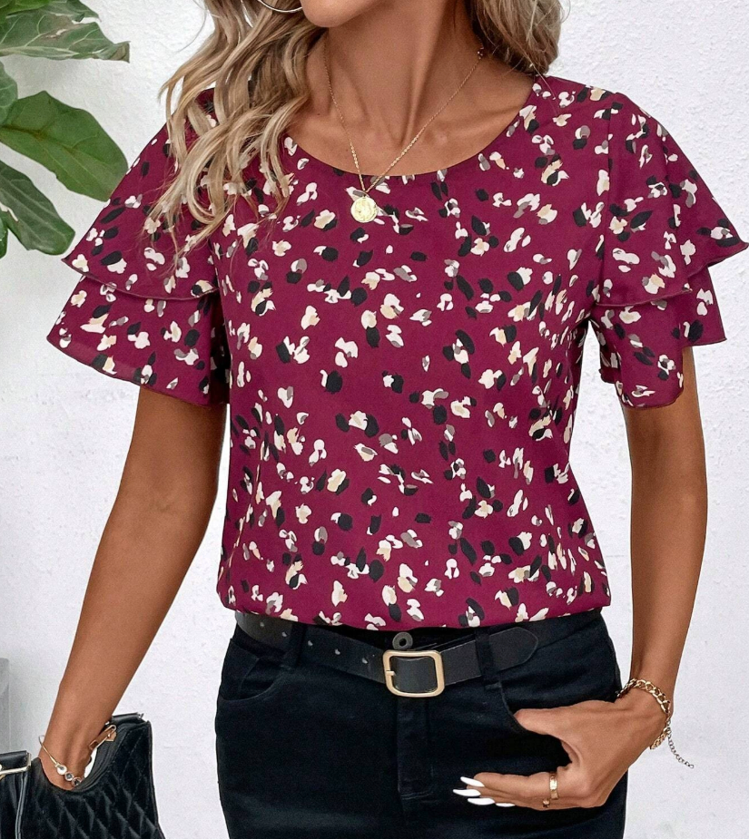 Regina™ | Blusa trendy con ruches giocose