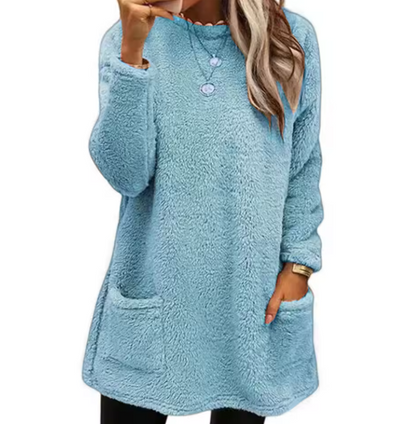 LILY - MAGLIONE IN TESSUTO TEDDY ACCOGLIENTE