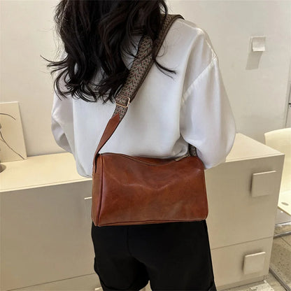 Trine - Borsa a Spalla Vintage in Pelle