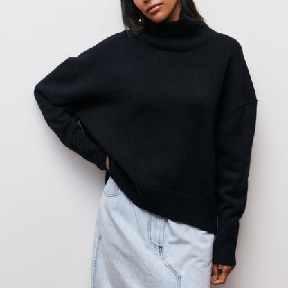 Agata™ | Maglione a collo alto lavorato a maglia