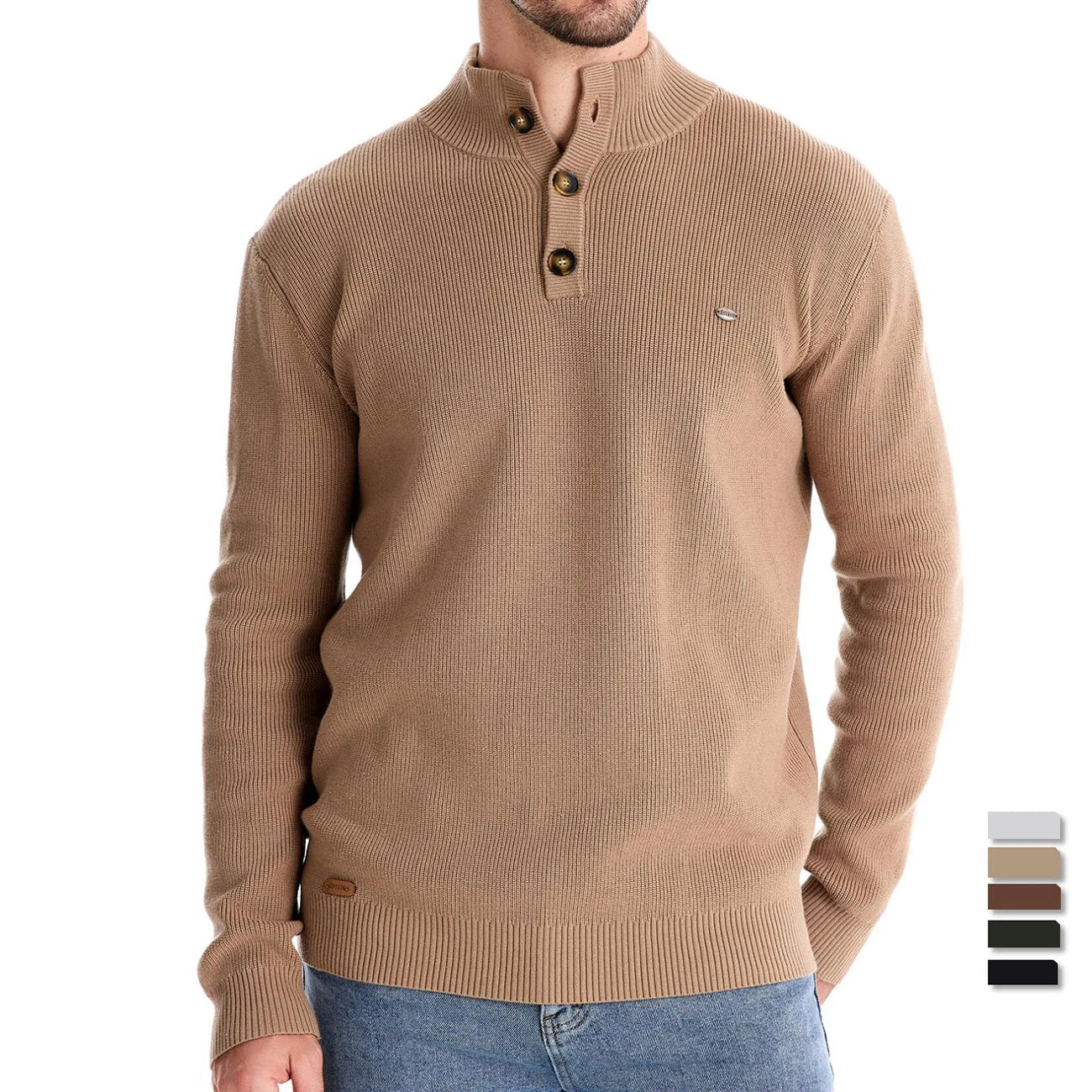 Koelman | Maglione da uomo con design a bottoni
