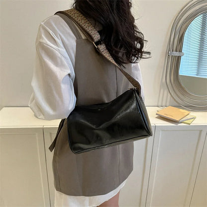 Trine - Borsa a Spalla Vintage in Pelle