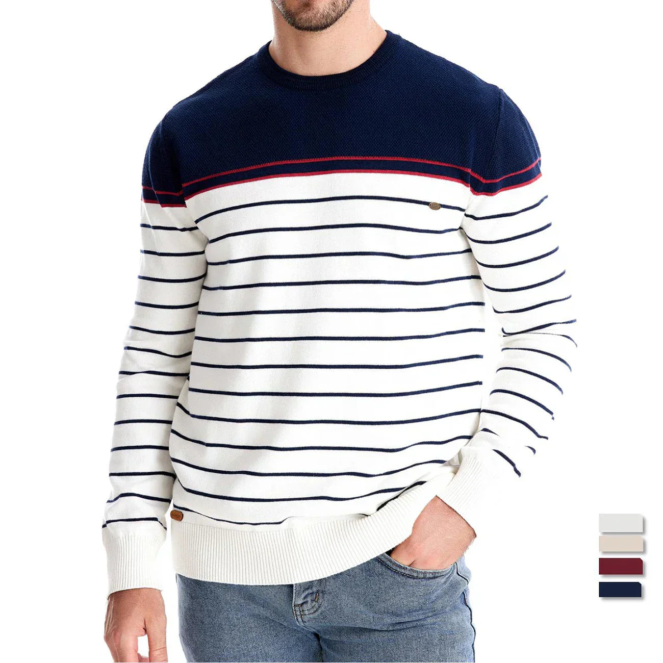 Koelman | Maglione da uomo con motivo a righe