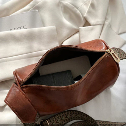 Trine - Borsa a Spalla Vintage in Pelle