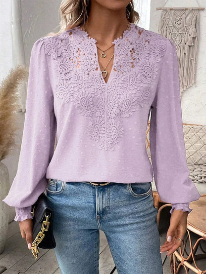 Charlene™ | Elegante blusa in pizzo