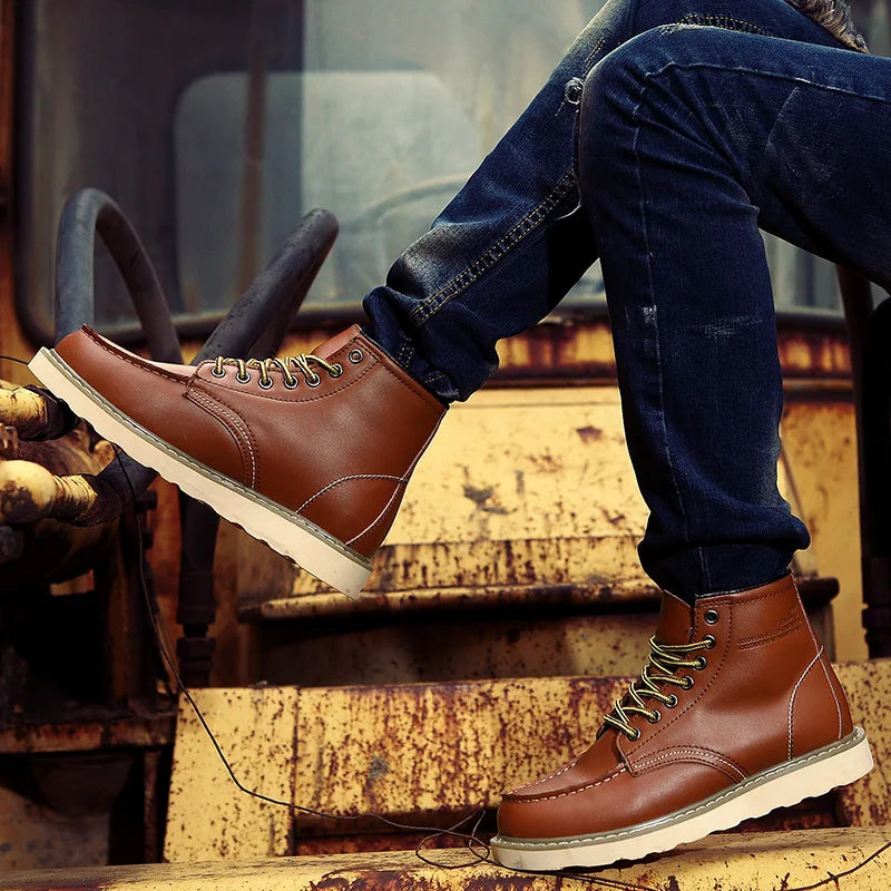 Dustin | Stivali in pelle per l'inverno