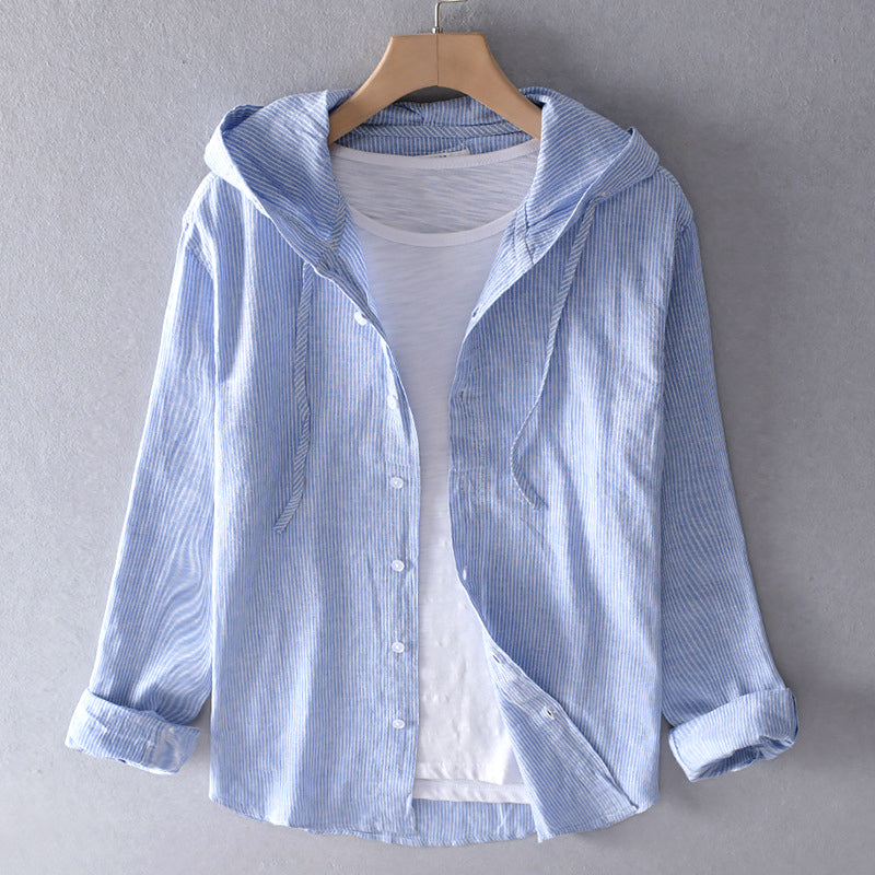 Erna™ | CAMICIA LEGGERA CON CAPPUCCIO