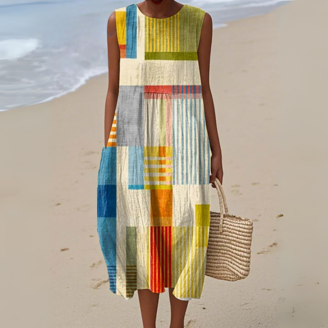 JULIA – ABITO DA SPIAGGIA MODERNO CON UN'ARIA ARTISTICA